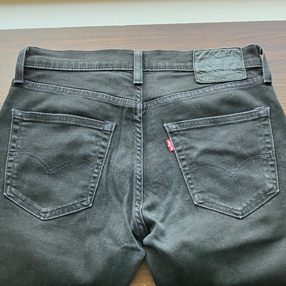 Levi’s Premium 511 Black Jeans, 32 x 29 - Picture 2 of 5